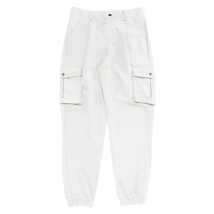 Herren Cargo-Hose mit elastischem Bund und großen Taschen Aliams