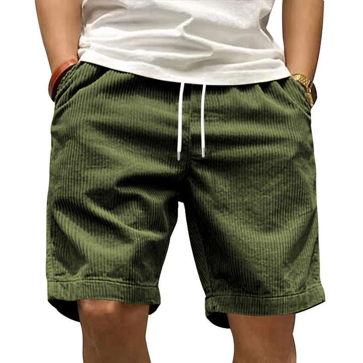 Herren Cordshorts mit elastischem Bund und praktischen Seitentaschen Aliams