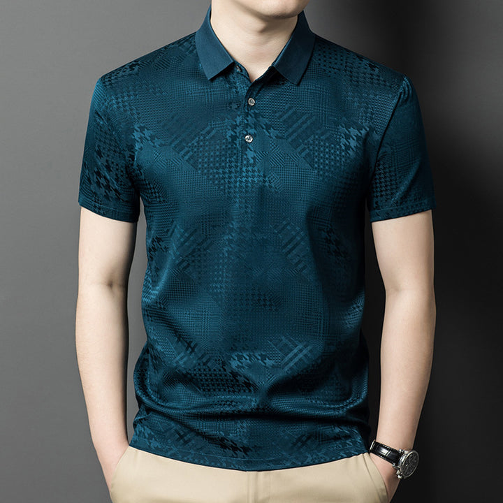 Herren Poloshirt mit strukturiertem Design Aliams