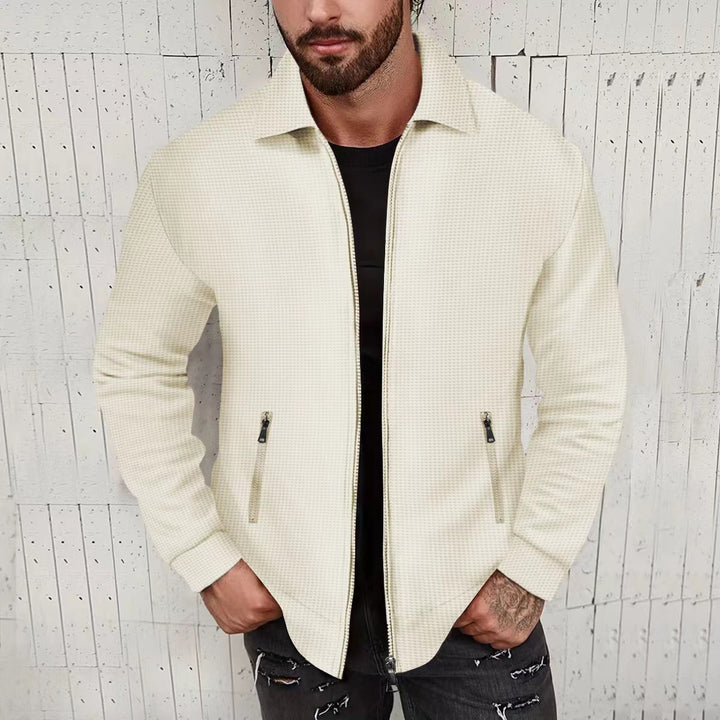 Herren elegante Steppjacke mit Reißverschluss Aliams