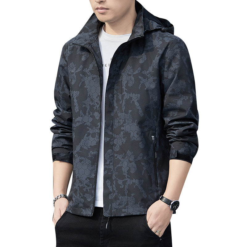 Herren stilvolle Funktionsjacke mit atmungsaktivem Futter Aliams