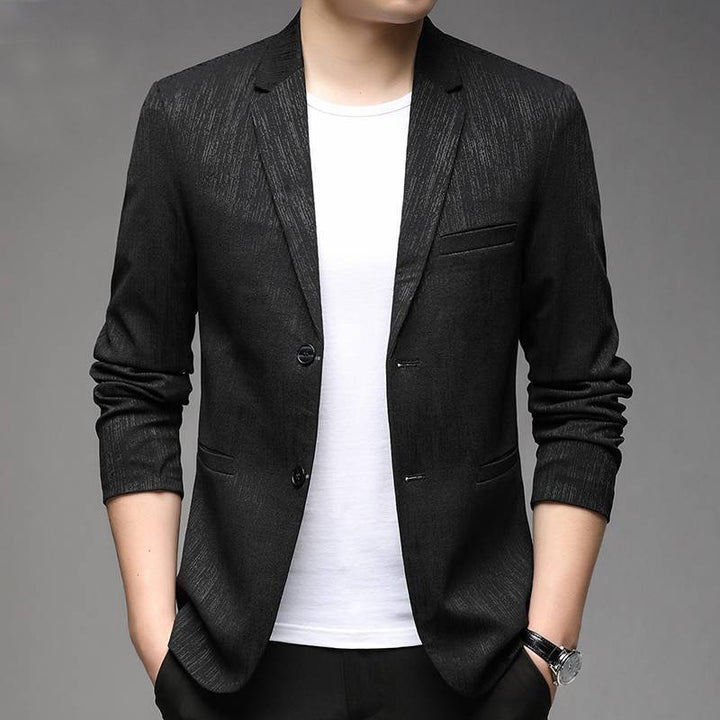 Herren Slim Fit Jacke mit Elegantem Muster Aliams