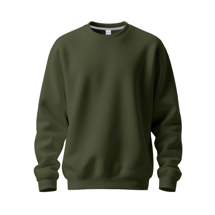 Herren klassischer Sweatshirt mit Rundhalsausschnitt und bequemer Passform Aliams