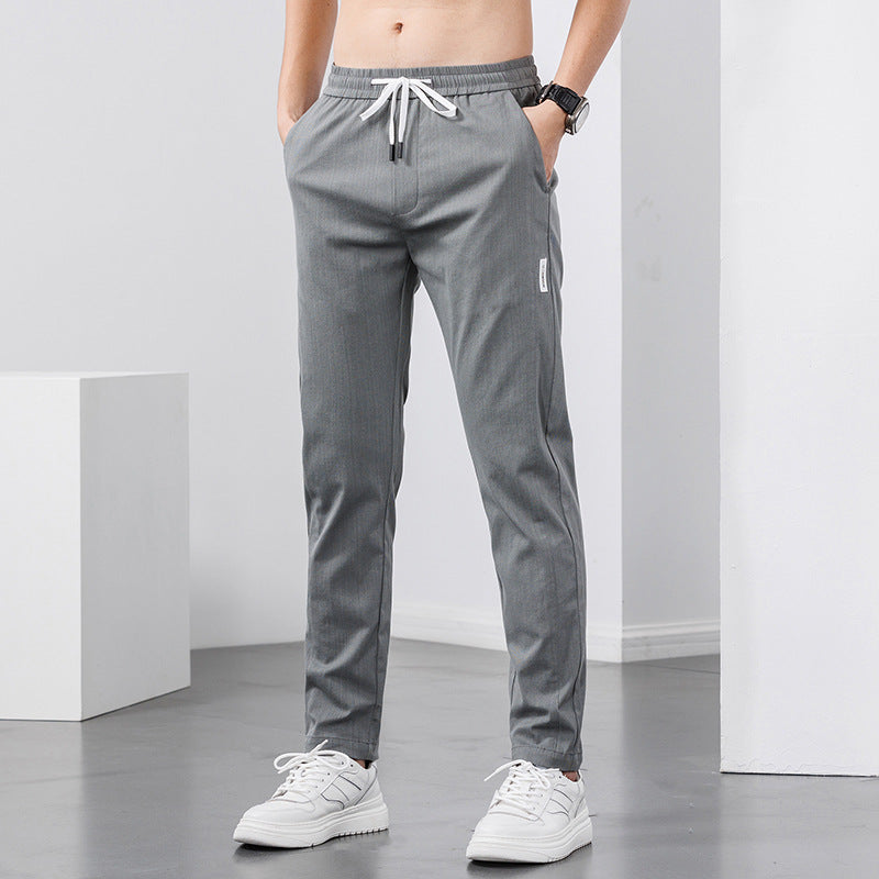 Herren Sportliche Freizeithose mit elastischem Bund Aliams