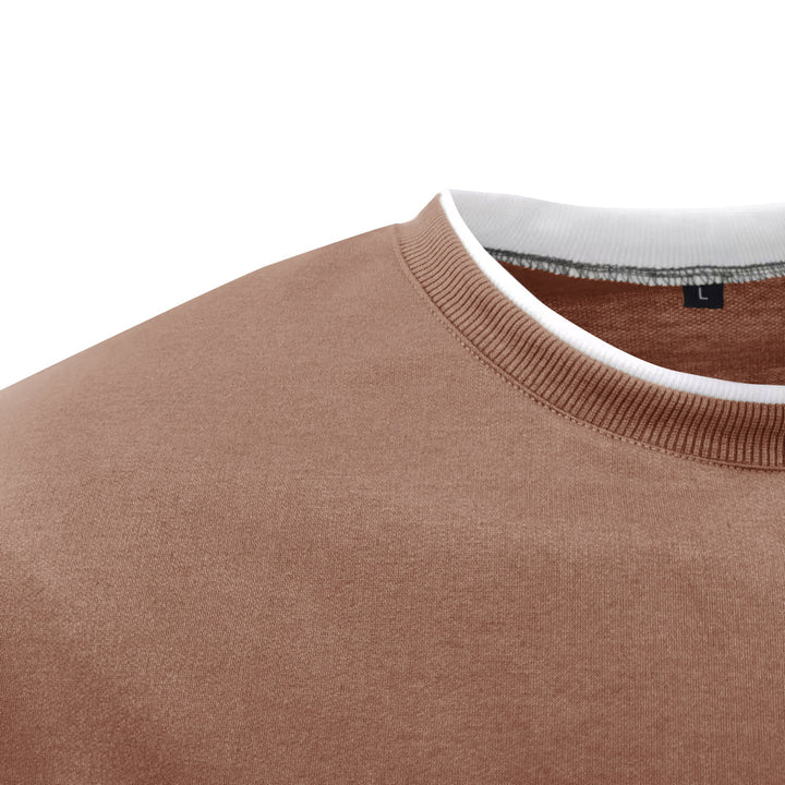 Herren Komfortabler Langarm-Sweater Aliams