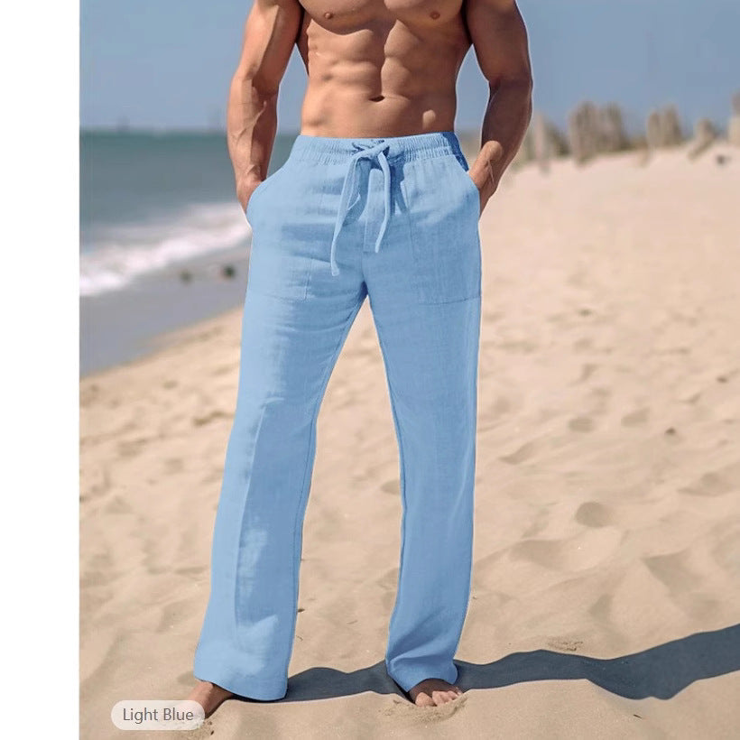 Herren entspannende Leinenhose Aliams