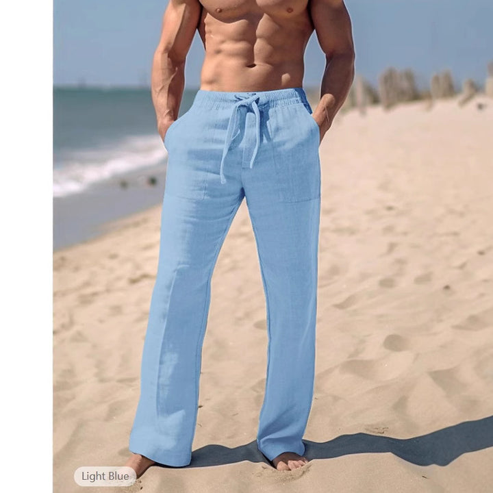 Herren entspannende Leinenhose Aliams