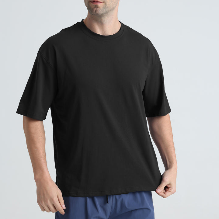 Herren Bequemes Loose-Fit T-Shirt aus hochwertiger Baumwolle Aliams