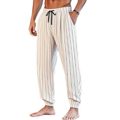 Herren gestreifte Strandhose Aliams