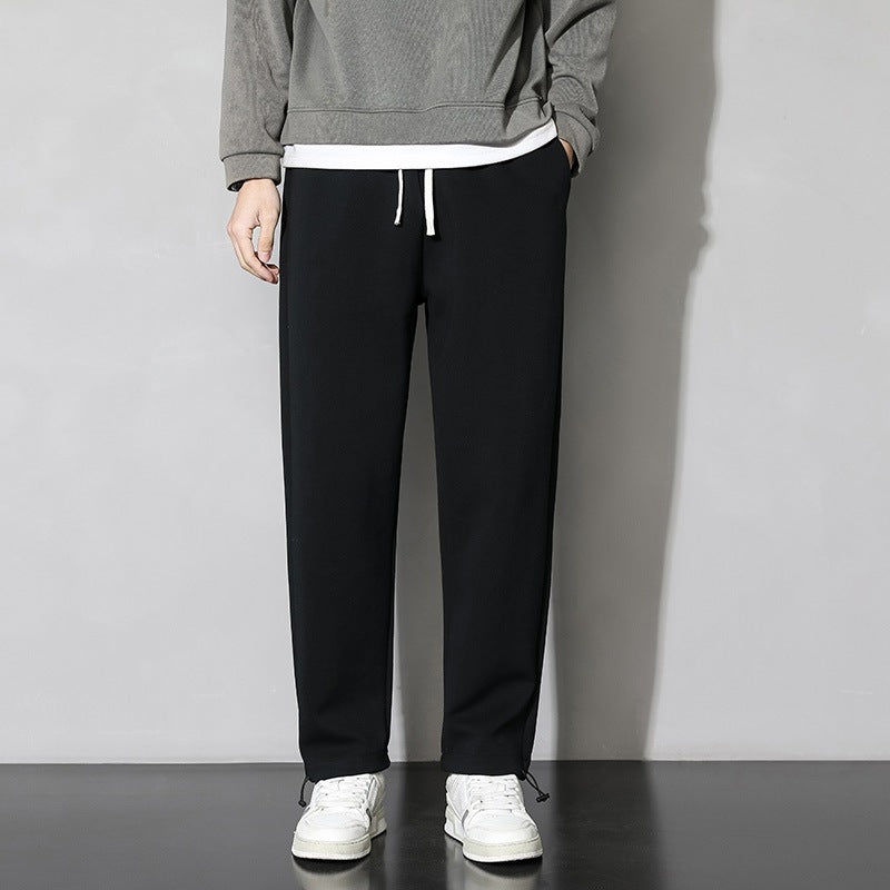 Herren Freizeit-Jogginghose mit elastischem Bund und seitlichen Reißverschlusstaschen Aliams