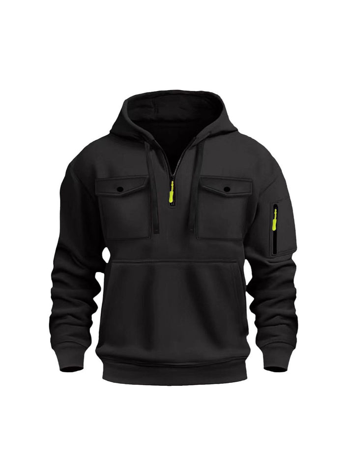 Herren Funktionspullover mit praktischen Taschen Aliams