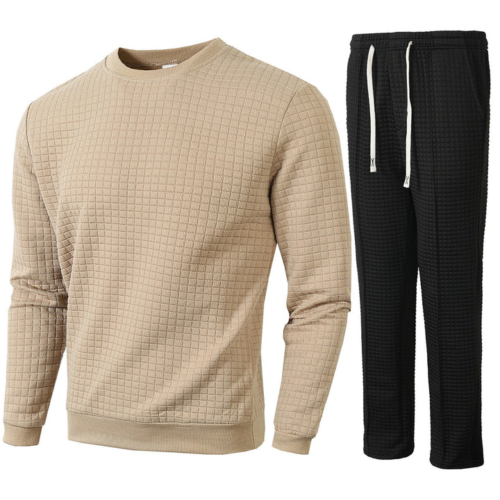 Herren gemütliches Sweatshirt und Jogginghose Set Aliams