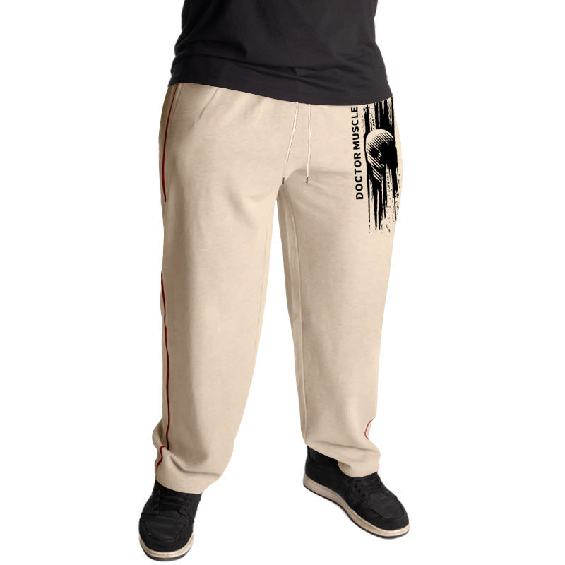 Herren Bequeme Sportjogginghose mit seitlichen Taschen und verstellbarem Kordelzug Aliams