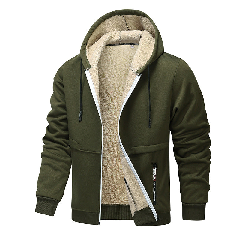 Herren warme Fleecejacke mit funktionalem Schnitt Aliams