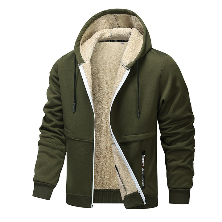 Herren warme Fleecejacke mit funktionalem Schnitt Aliams
