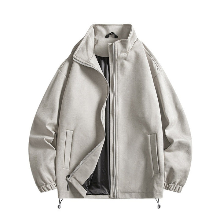 Herren Fleecejacke mit elastischen Bündchen und praktischen Taschen Aliams