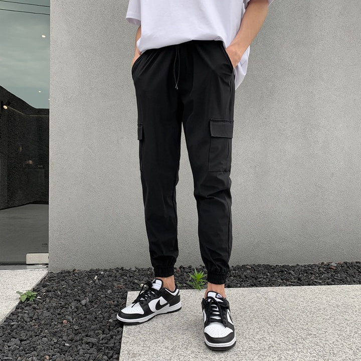 Herren Cargo-Hose mit elastischem Bund und praktischen Seitentaschen Aliams