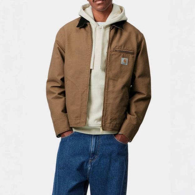 Herren vielseitige Utility-Jacke mit warmem Innenfutter und praktischem Kragen Aliams
