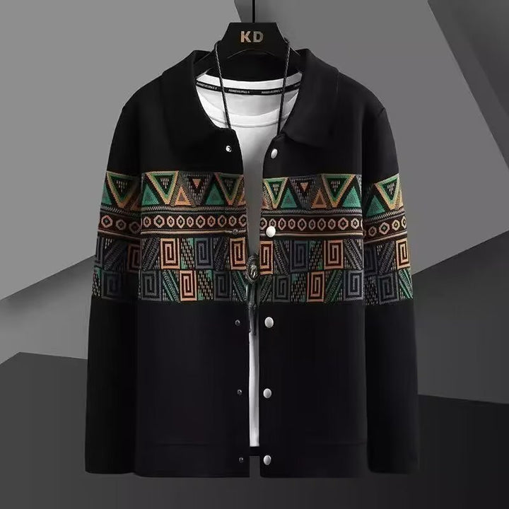 Damen Jacke mit einzigartigem geometrischem Muster Aliams