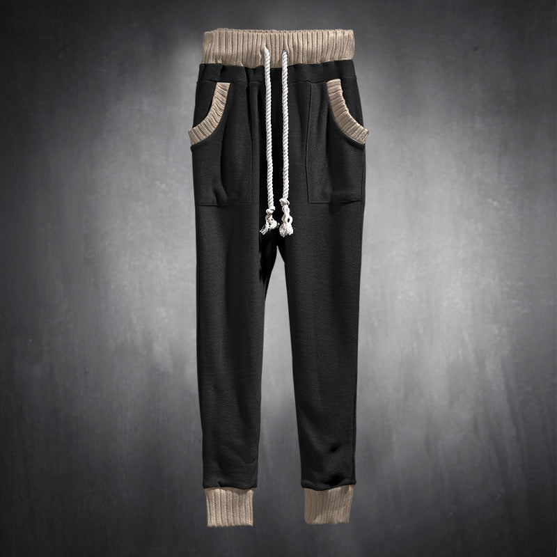 Herren Sportliche Jogginghose mit bequemen seitlichen Eingrifftaschen und elastischem Bund Aliams