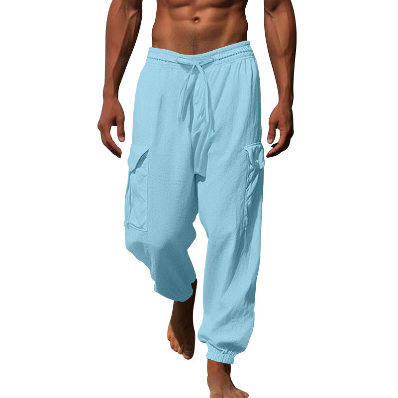 Herren Cargo-Hose mit elastischem Bund und praktischen Seitentaschen Aliams 1760050766