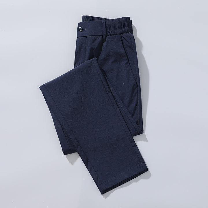 Herren bequeme Business-Hose mit elastischem Bund Aliams