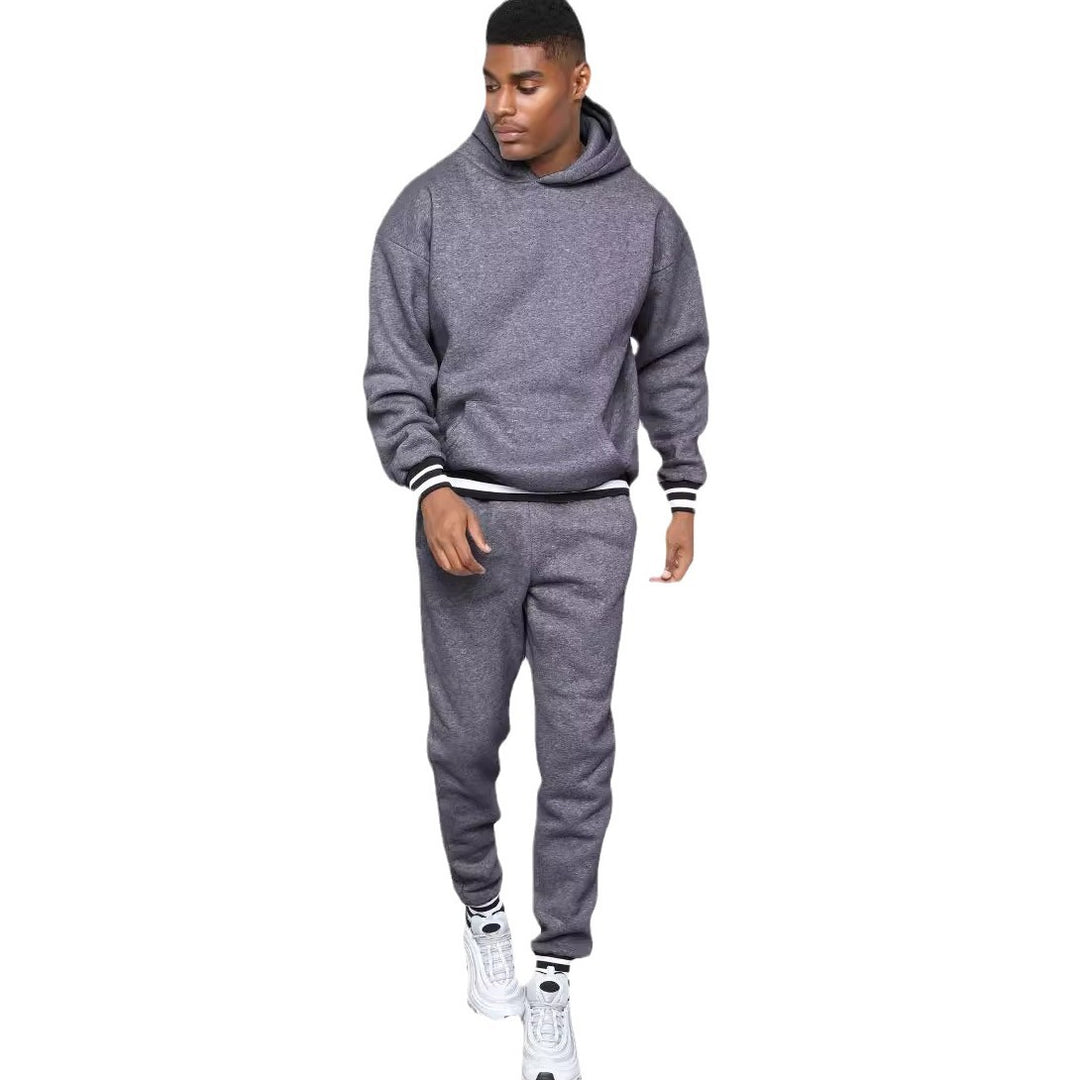 Herren Sportliches Sweatshirt und Jogginghose Set Aliams