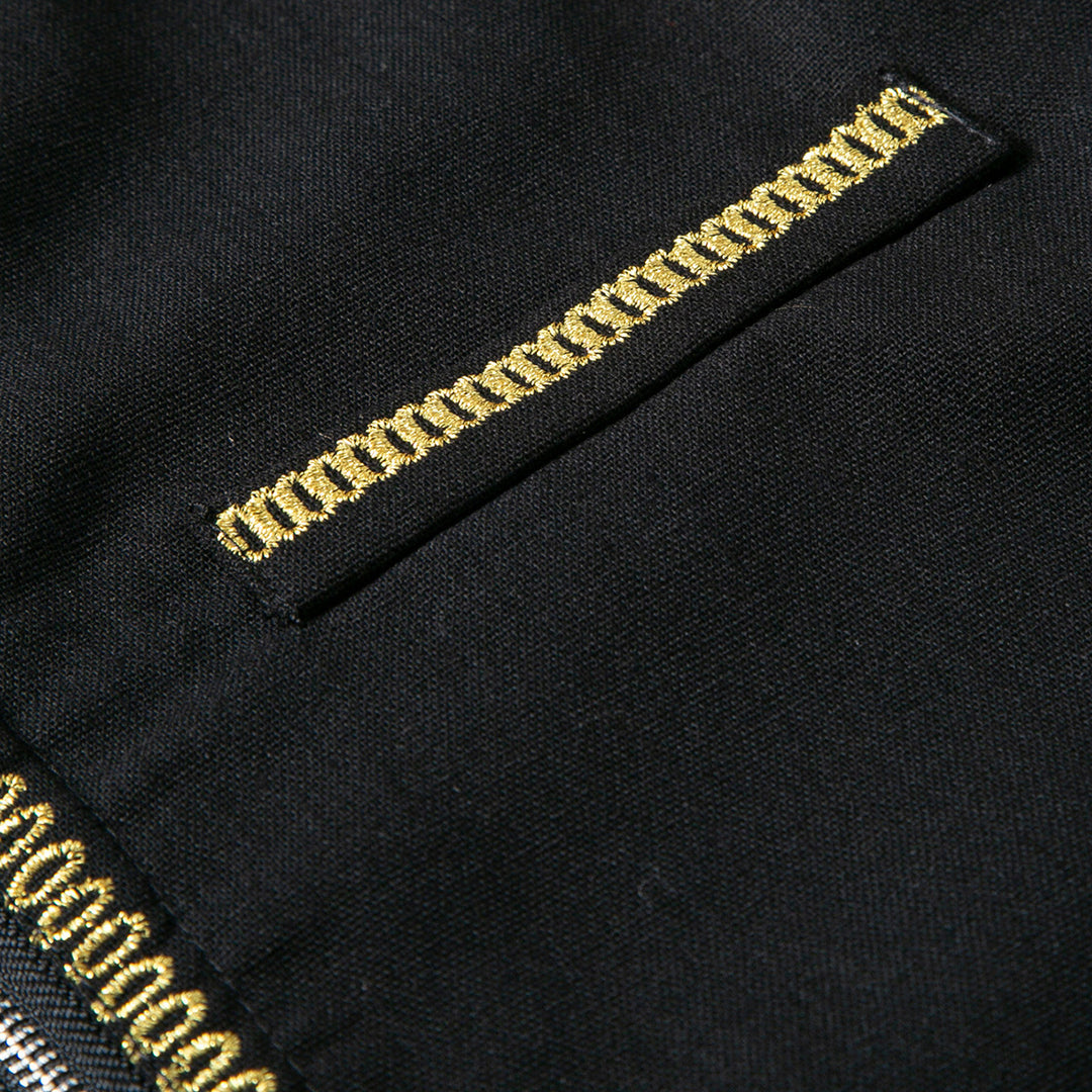 Herren elegantes Tunika-Kleid mit feinen Stickdetails Aliams