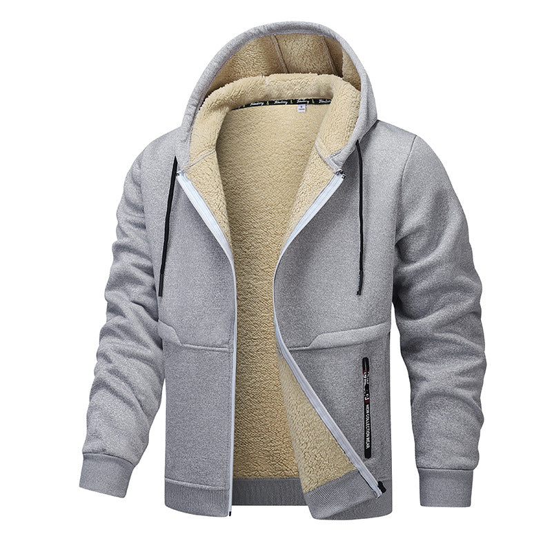 Herren warme Fleecejacke mit funktionalem Schnitt Aliams