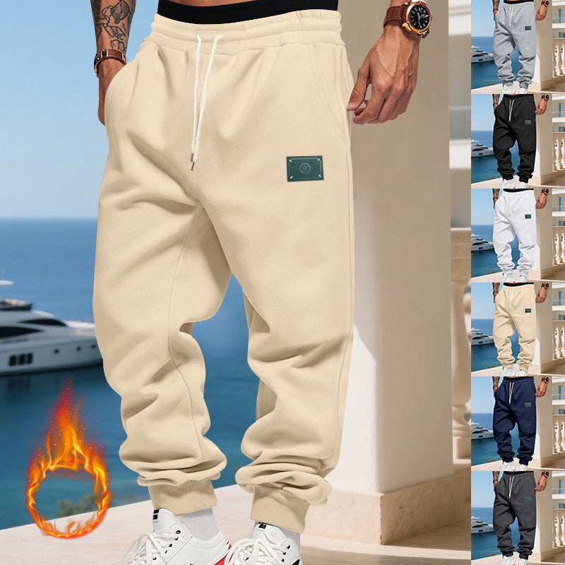 Herren bequeme Relaxed-Fit Sweatpants mit elastischem Bund und funktionalen Taschen Aliams