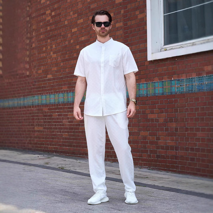 Herren elegante und bequeme Freizeit-Anzugkombination Aliams