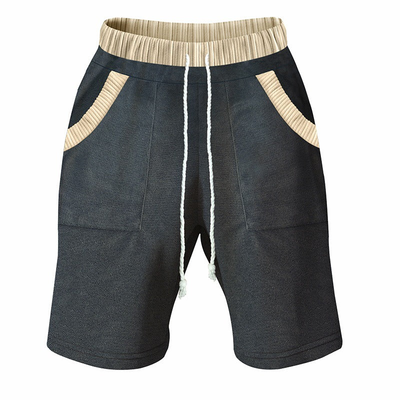Herren Freizeit-Shorts mit elastischem Bund und praktischen Seitentaschen Aliams