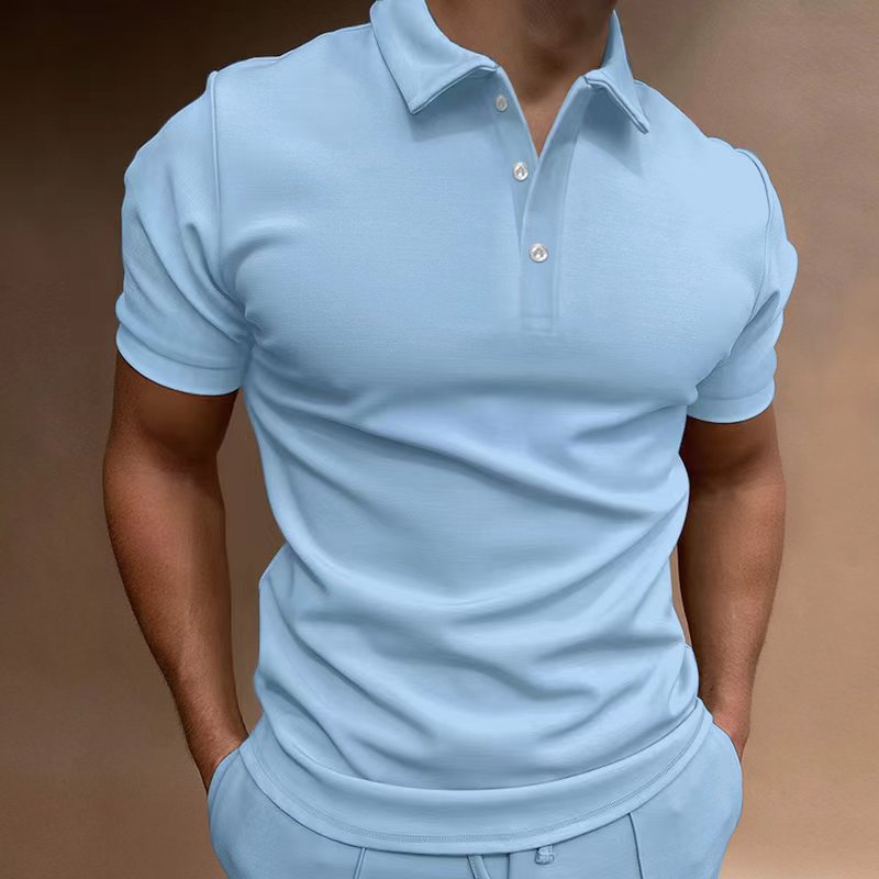 Männer leistungsorientiertes Kurzarm Polo-Shirt Aliams