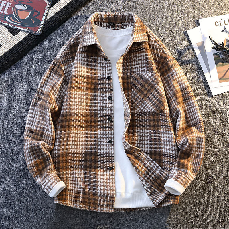 Herren Karohemd mit Taschen und entspannter Passform Aliams