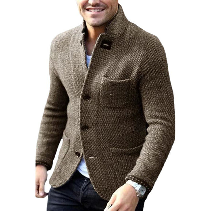 Herren elegante Strickjacke mit modernem Design Aliams