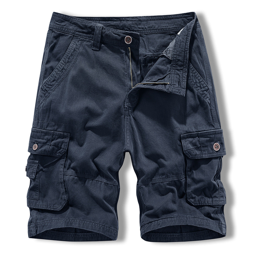 Herren Cargo-Shorts im lässigen Design mit multifunktionalen Taschen Aliams