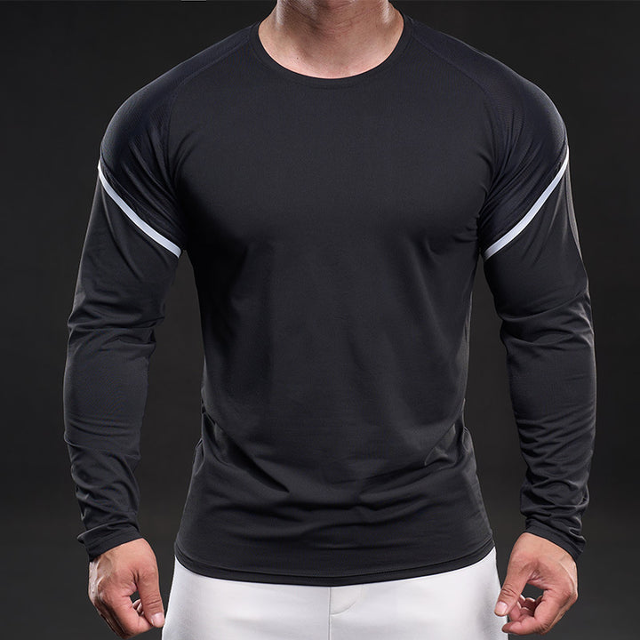 Herren sportliches Langarm-Funktionsshirt Aliams