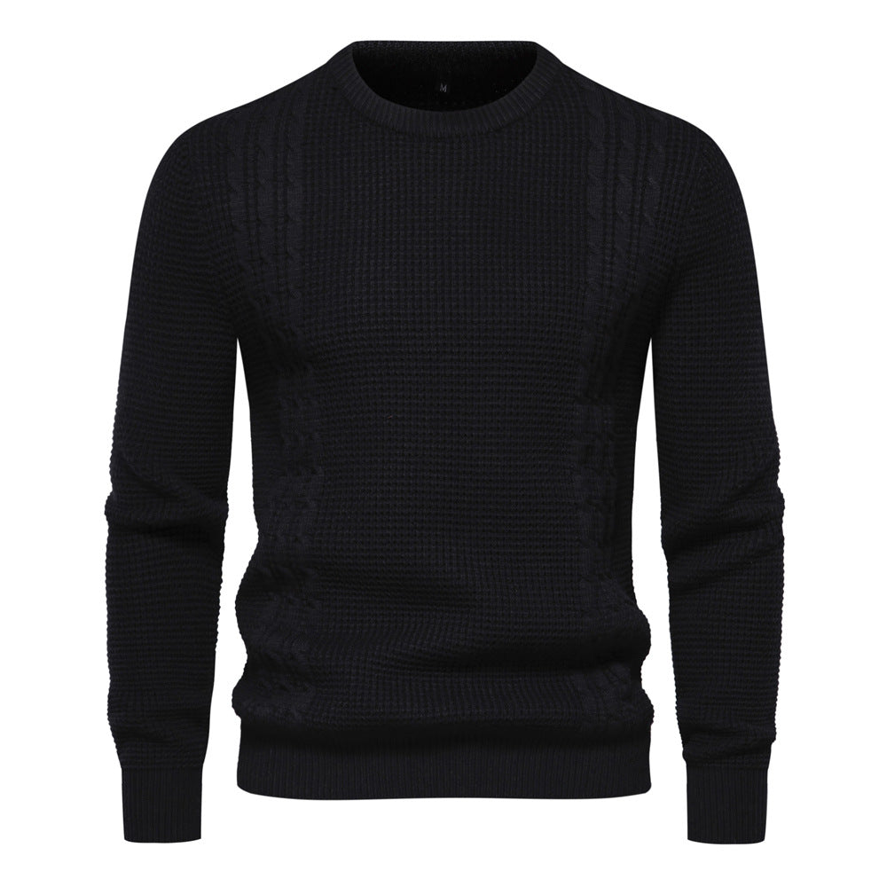 Herren Strickpullover mit modernem Strukturdesign Aliams