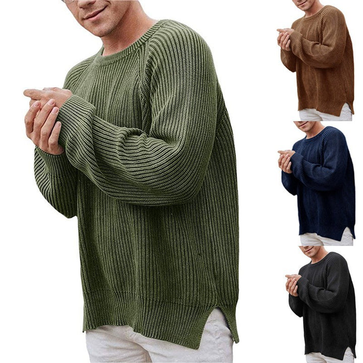 Herren Großer Strickpullover Aliams