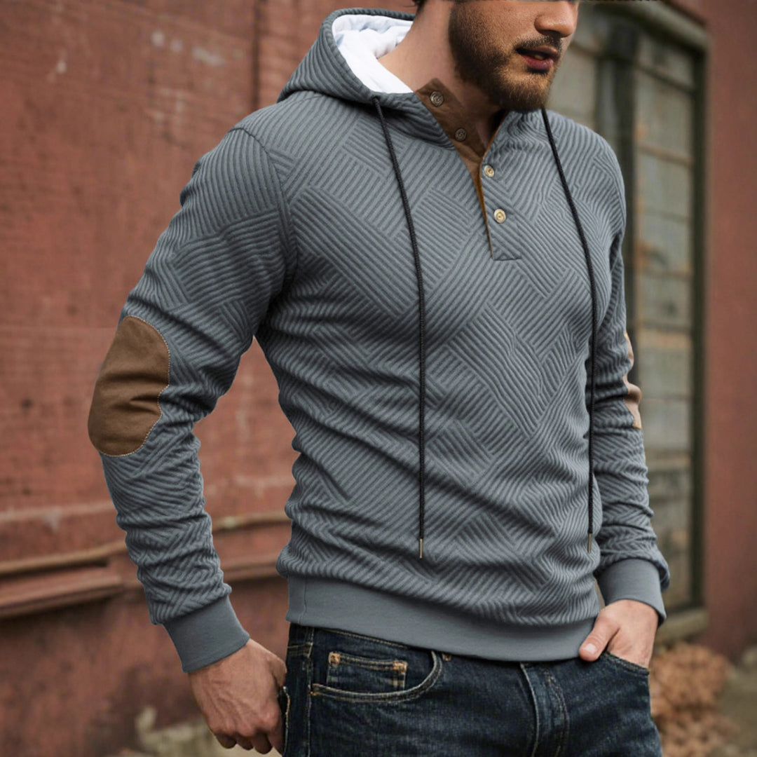 Herren Sportliches Hoodie mit strukturiertem Design Aliams