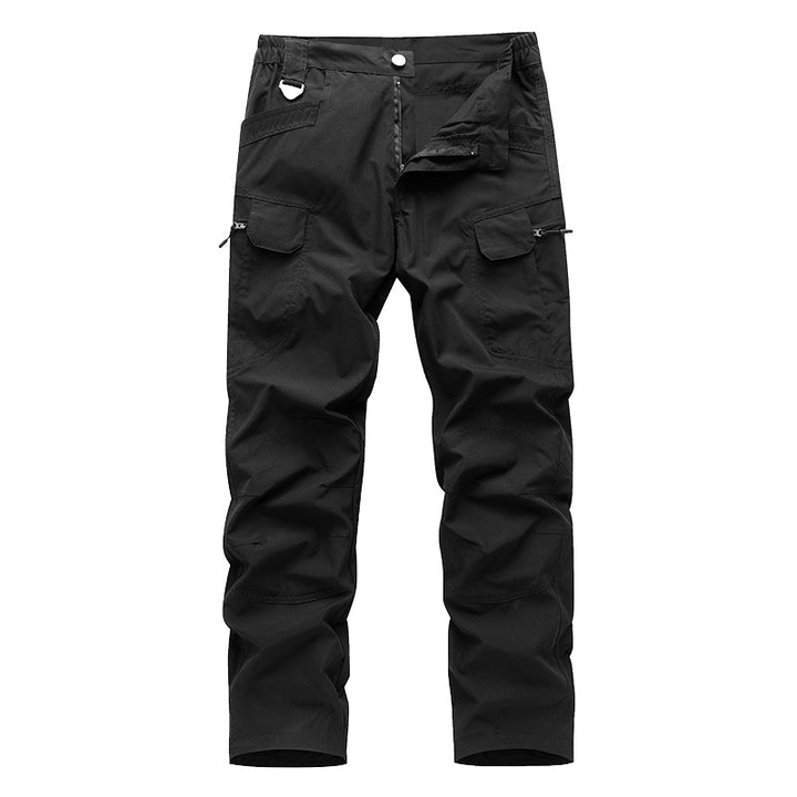 Herren Technik Cargo-Hose mit multifunktionalen Taschen und elastischem Bund Aliams