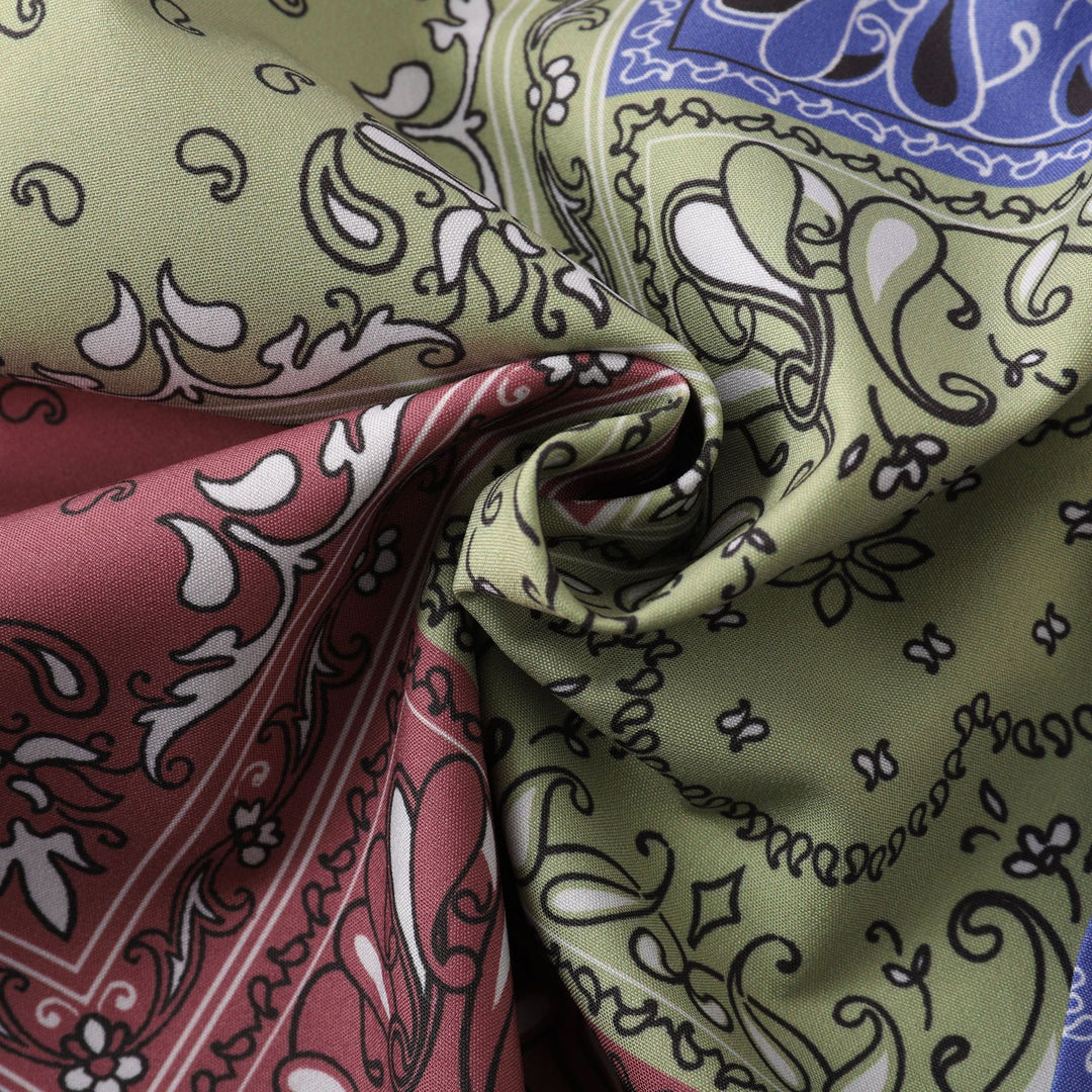 Herren Kurzarmhemd im kreativen Bandana-Design Aliams