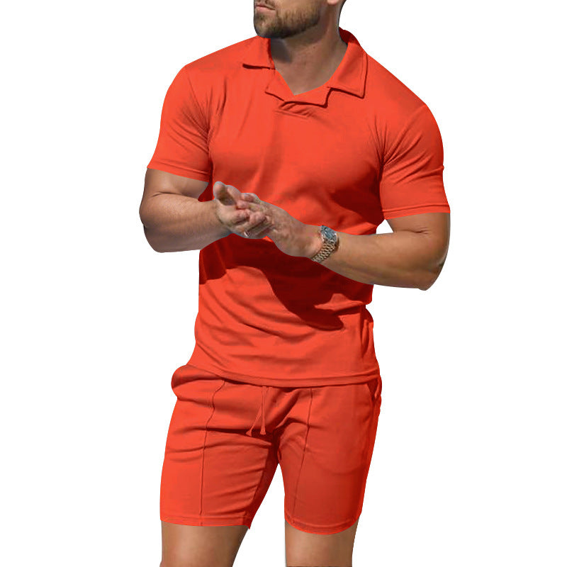 Herren Sportliches Kurzarm-Poloshirt mit innovativem Design und atmungsaktiver Funktion Aliams