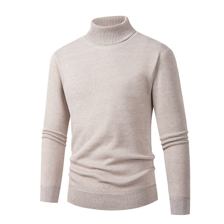 Herren eleganter Rollkragenpullover aus hochwertigem Material Aliams
