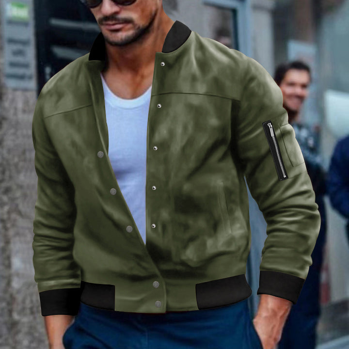 Herren Bomberjacke mit praktischen Reißverschlusstaschen Aliams
