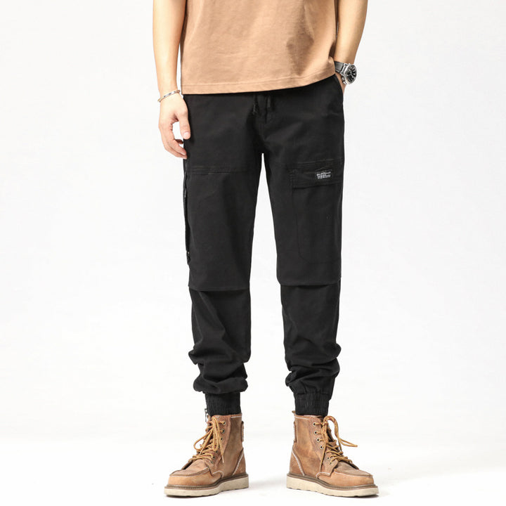 Herren Cargo-Hose mit elastischem Bund und praktischen Taschen Aliams