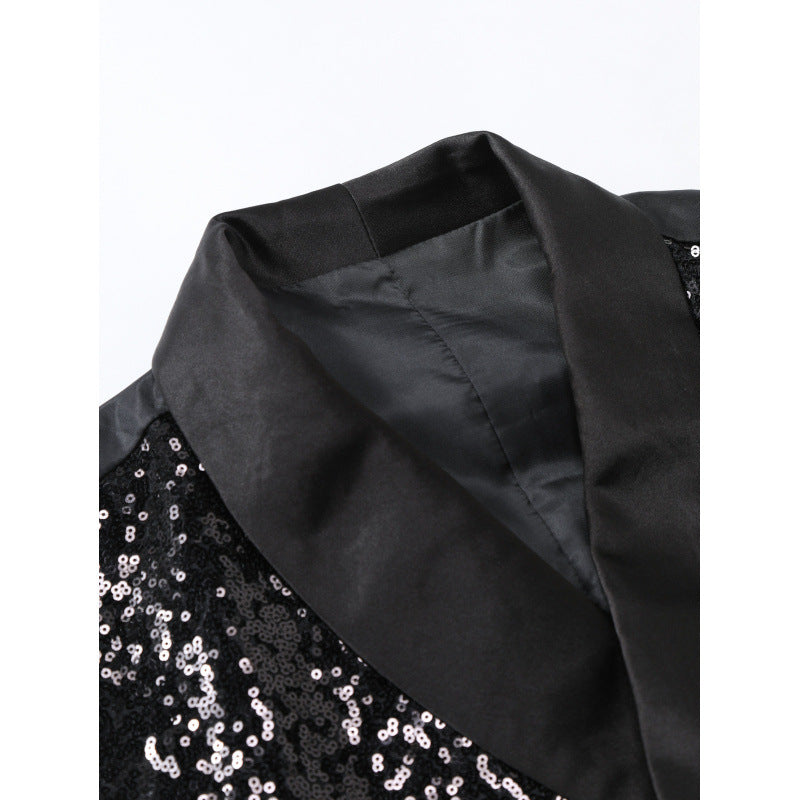 Herren Extravaganter Paillettenveste Aliams