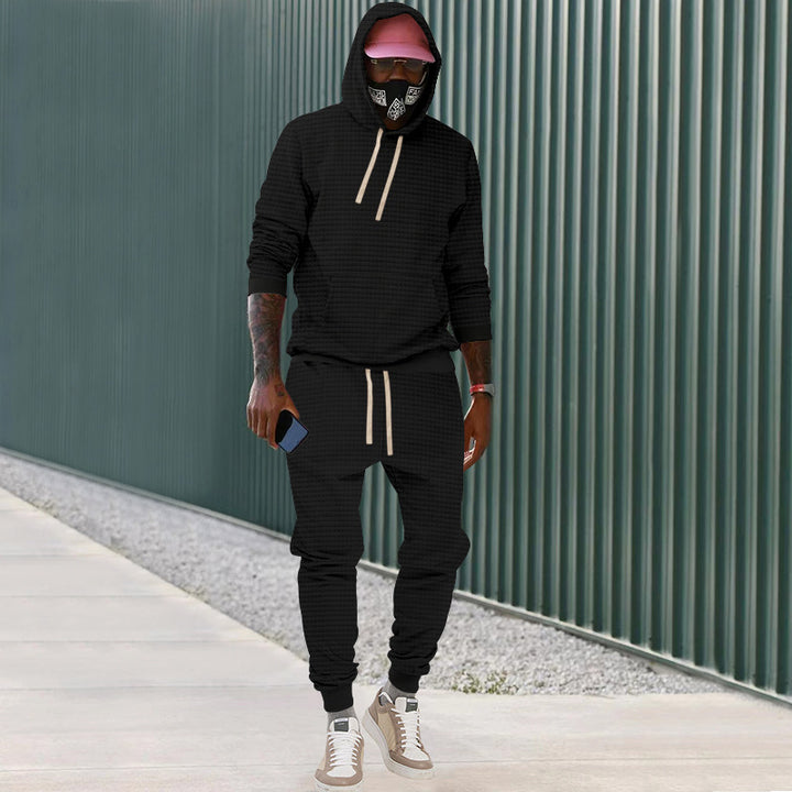 Herren Sportanzug mit atmungsaktivem Material und praktischen Taschen Aliams