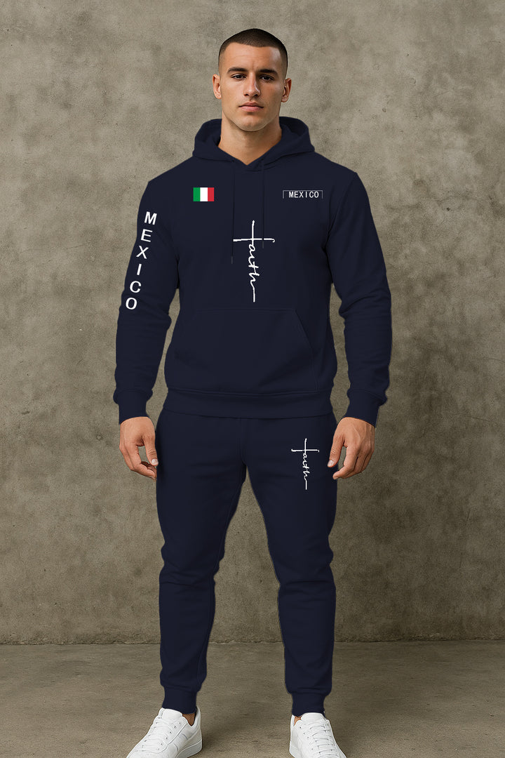 Herren Sport Hoodie und Jogginghose Set Aliams