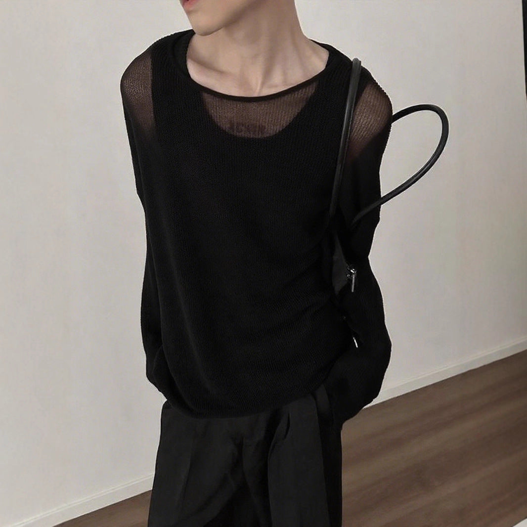 Damen Langarmshirt mit strukturiertem Rippenmuster und lässigem Schnitt Aliams